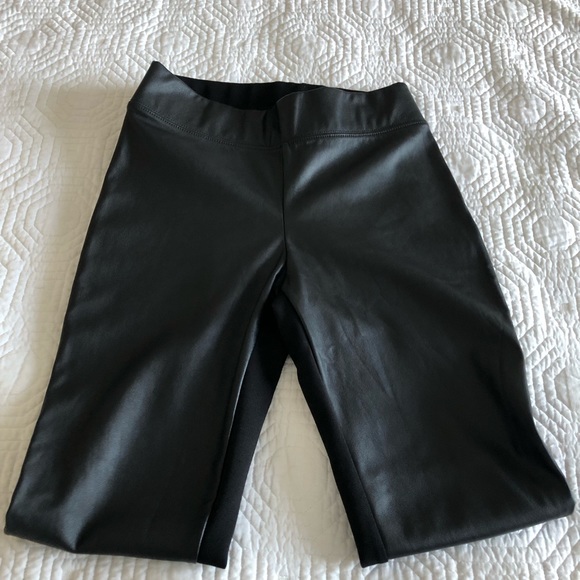 Mango black faux leggings XS - Picture 4 of 7